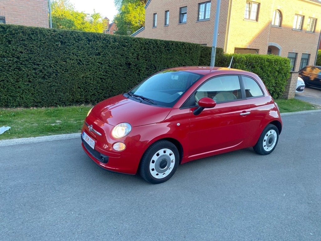 Fiat 500 1.2 benzine 137000km 2013 uit de eerste hand, Auto's, Stof, Zwart, Bedrijf, Handgeschakeld