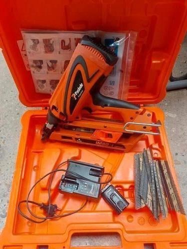 Paslode Impulse IM90CI nagelpistool, Ophalen, 50 tot 100 mm, Overige typen, Zo goed als nieuw