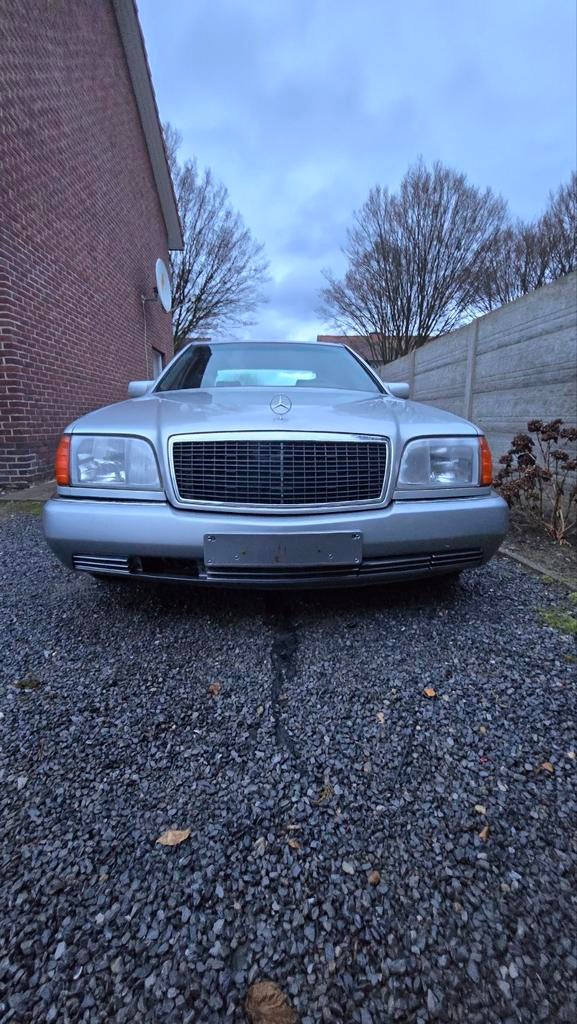 Te koop: Mercedes S-Klasse SE280 W140 (1993) – 155.000 km, Auto's, Automaat, Zwart, Leder en Stof, 5 deurs
