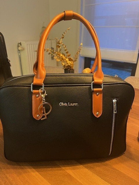 Laptoptas (tot 15 inch) - werktas Olivia Lauren zwart, Informatique & Logiciels, Sacoches d'ordinateur portable, Poignée, Comme neuf
