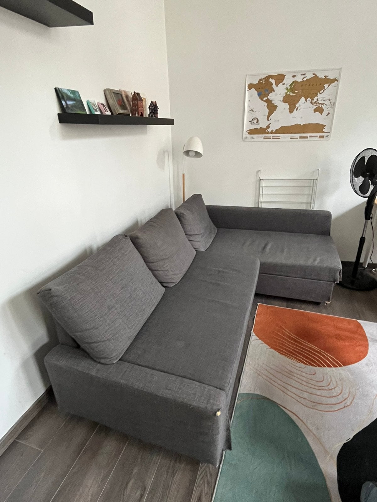 Sofa couch with storage, Ophalen, Gebruikt