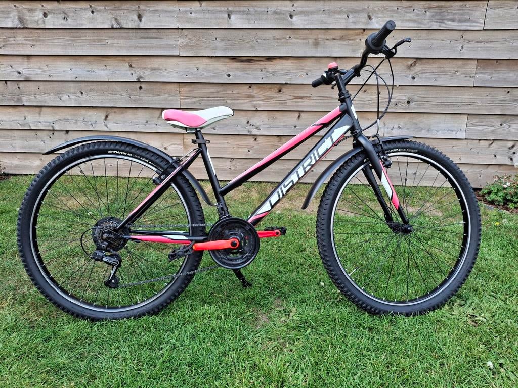 26 inch meisjes fiets / mountainbike, Fietsen en Brommers, Fietsen | Meisjes, Gebruikt, Velgrem, Versnellingen, District