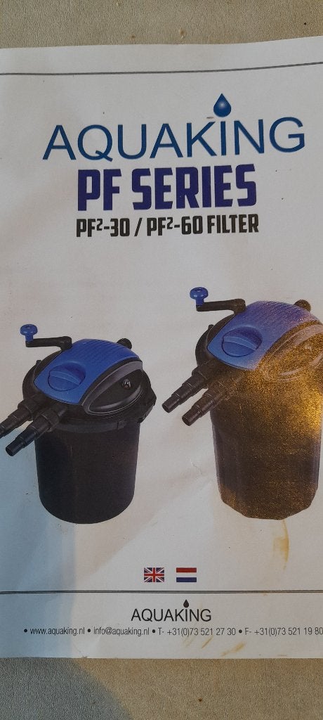 Drukfilter vijver aquaking pf-30, Ophalen, Gebruikt, Vijverfilter