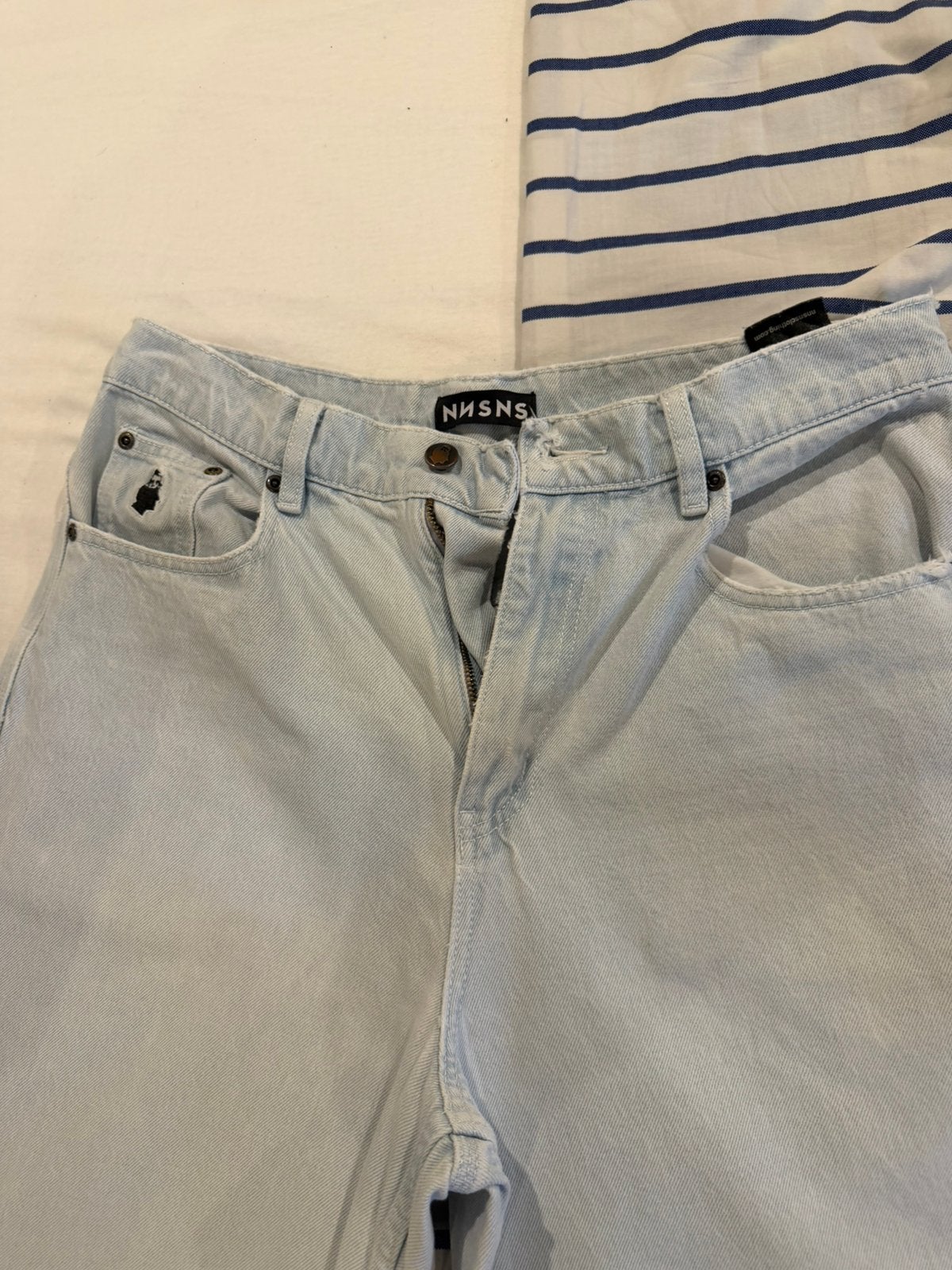 nnsns biggerfoot broek, Ophalen, Gedragen, Overige maten, Blauw