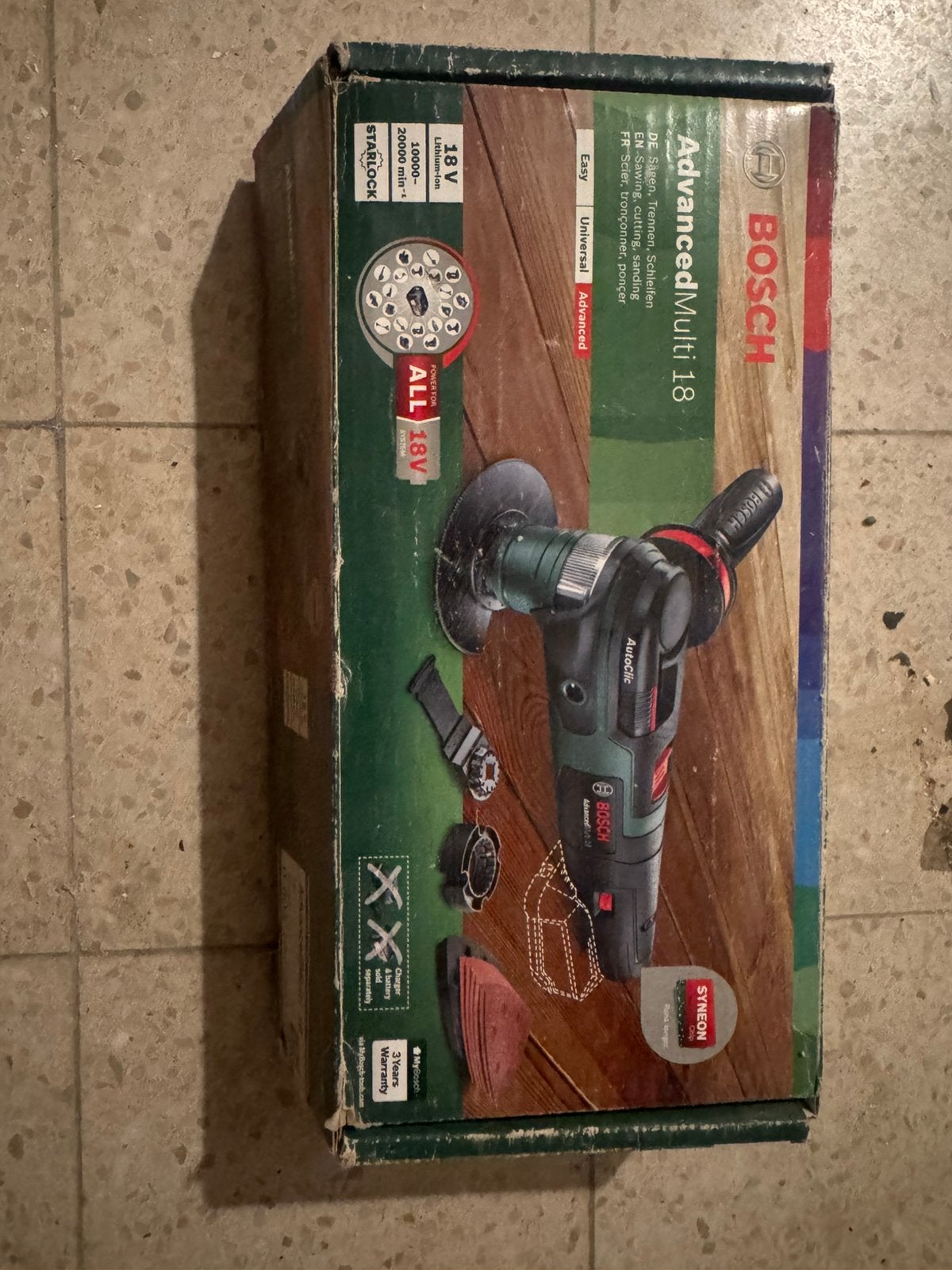 Bosch advancedmulti 18v multitool, Enlèvement ou Envoi, Utilisé, Autres types