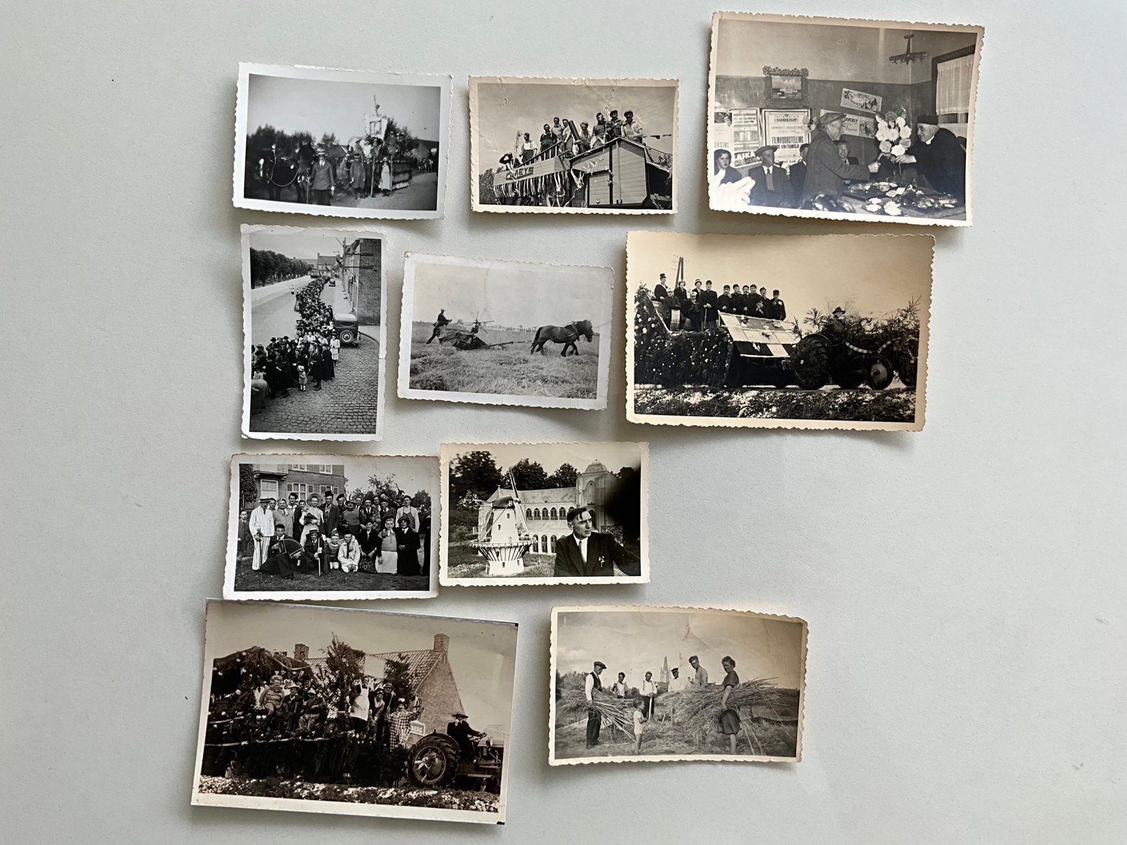 Kavel 9 Originele Historische Foto's: Hoogstade, Alveringem, Verzamelen, Foto's en Prenten, Zo goed als nieuw, Foto, Klederdracht