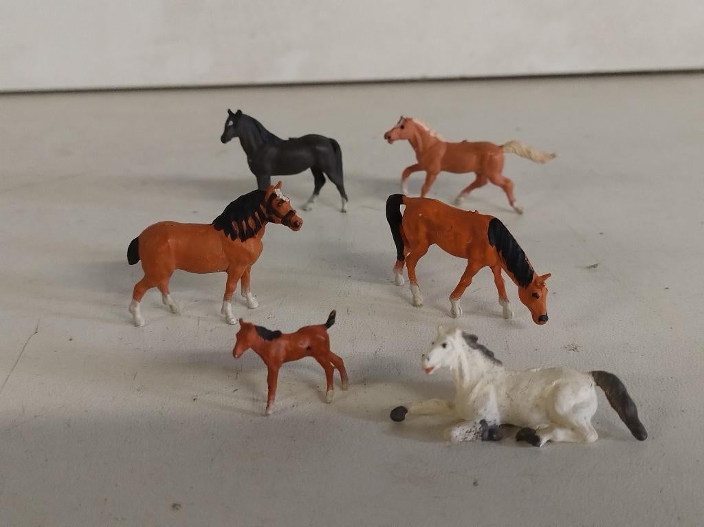 Lot miniatuur / speelgoed paardjes, Ophalen of Verzenden, Zo goed als nieuw