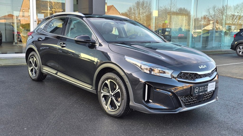 Kia XCeed 1.6 GDi PHEV  Pano dak  Plug-in Hybride, Auto's, Kia, XCeed, Gebruikt, Zwart, Bedrijf