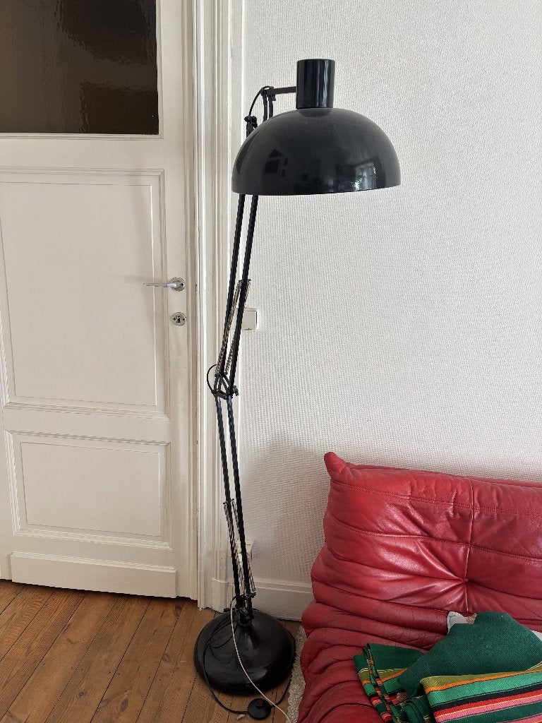 Lampadaire Ikea vintage, Maison & Meubles, Moins de 100 cm, Vintage, Enlèvement, Métal