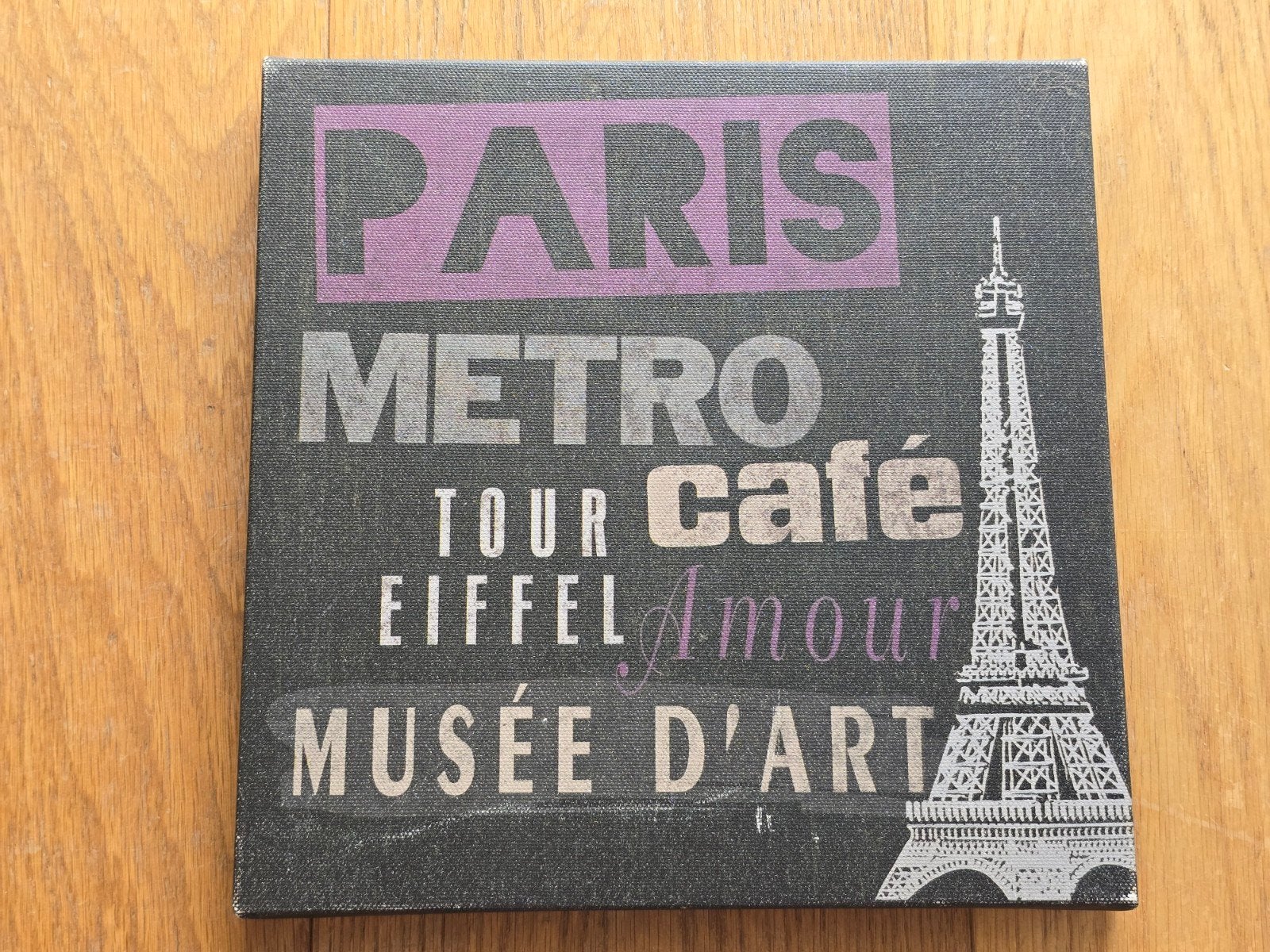 IKEA PJÄTTERYD Paris Canvas – Eiffel Tower Wall Art, Huis en Inrichting, Ophalen of Verzenden