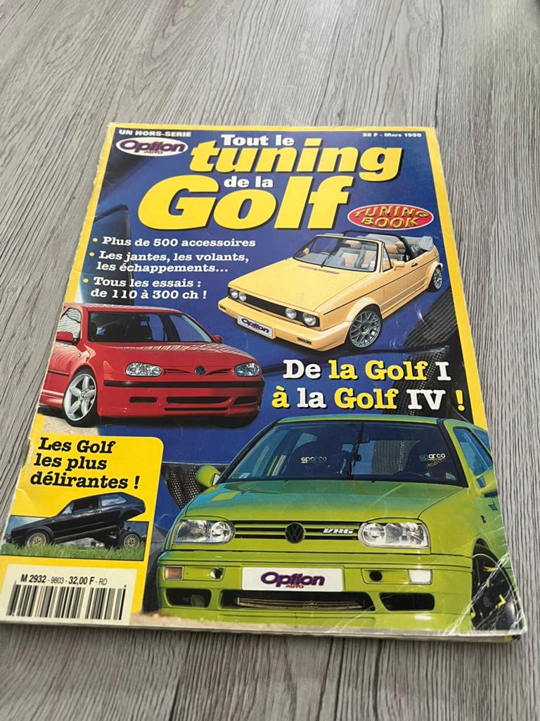 Hors série option auto tuning de la golf 1998, Enlèvement, Utilisé