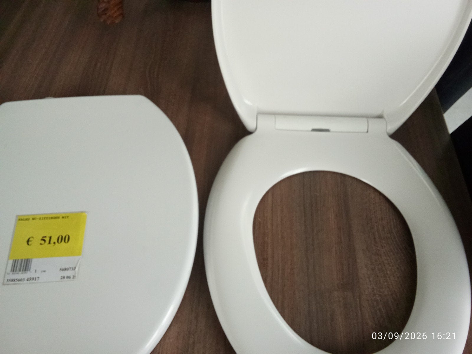 wc, Enlèvement