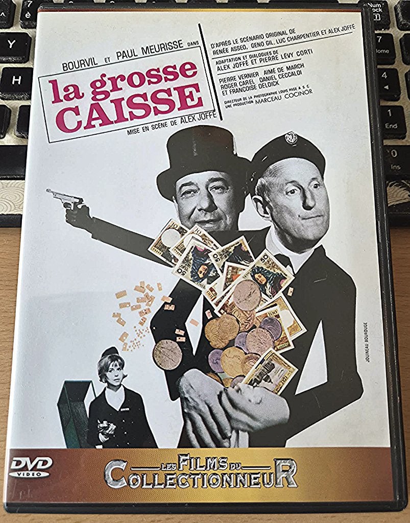 DVD La Grosse Caisse / Bourvil - Meurisse, Enlèvement, Comme neuf, Comédie