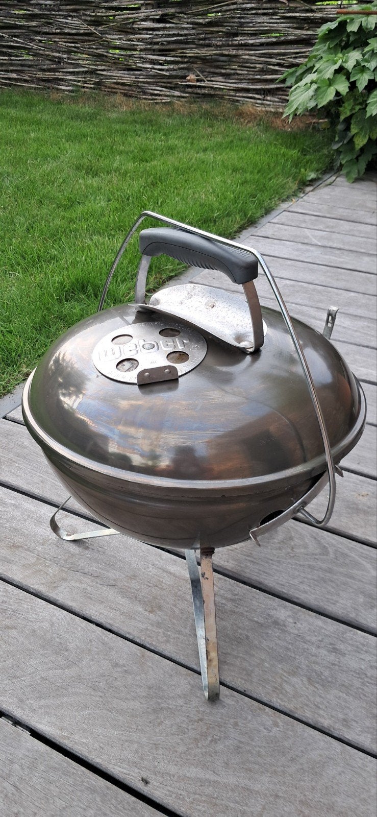 Barbeque Weber smokey Joe, Ophalen