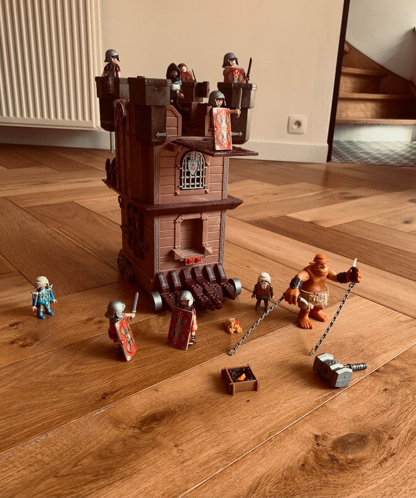 Tour d'attaque Playmobil Vikings, Enfants & Bébés, Jouets | Playmobil, Enlèvement, Utilisé, Pièces détachées, Autres types