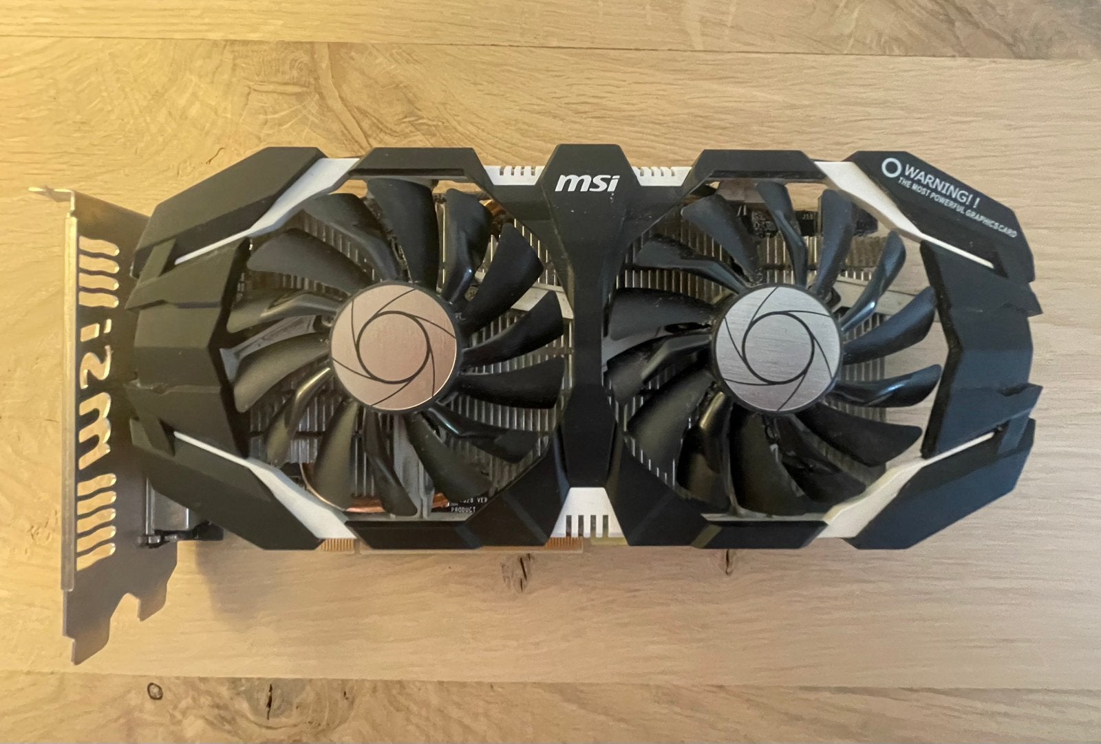 MSI GeForce GTX 1060 3GT OC, Computers en Software, Videokaarten, Ophalen, Zo goed als nieuw