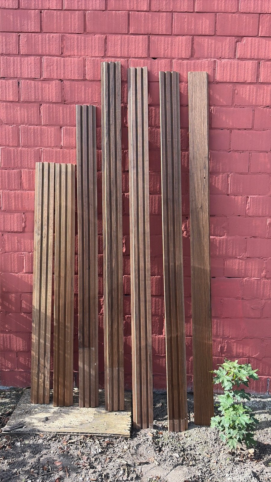Vlonderplanken (17 lange en wat kortere), Doe-het-zelf en Bouw, Ophalen, Zo goed als nieuw, 200 tot 250 cm, Plank