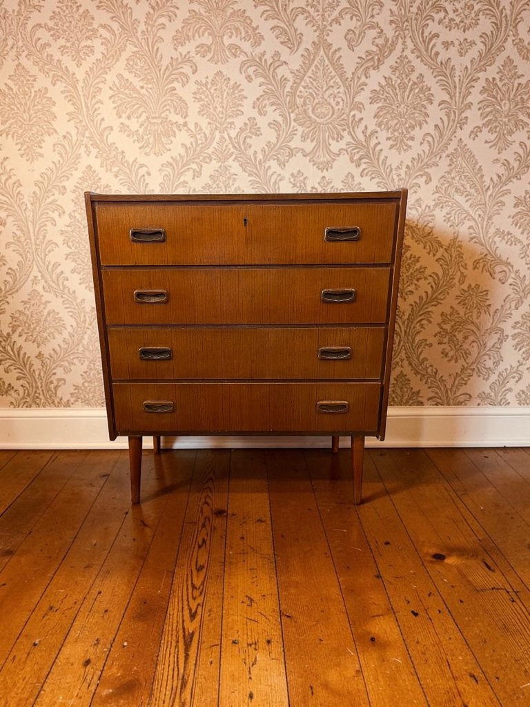 vintage houten ladekast / commode, Huis en Inrichting, Verzenden, Gebruikt
