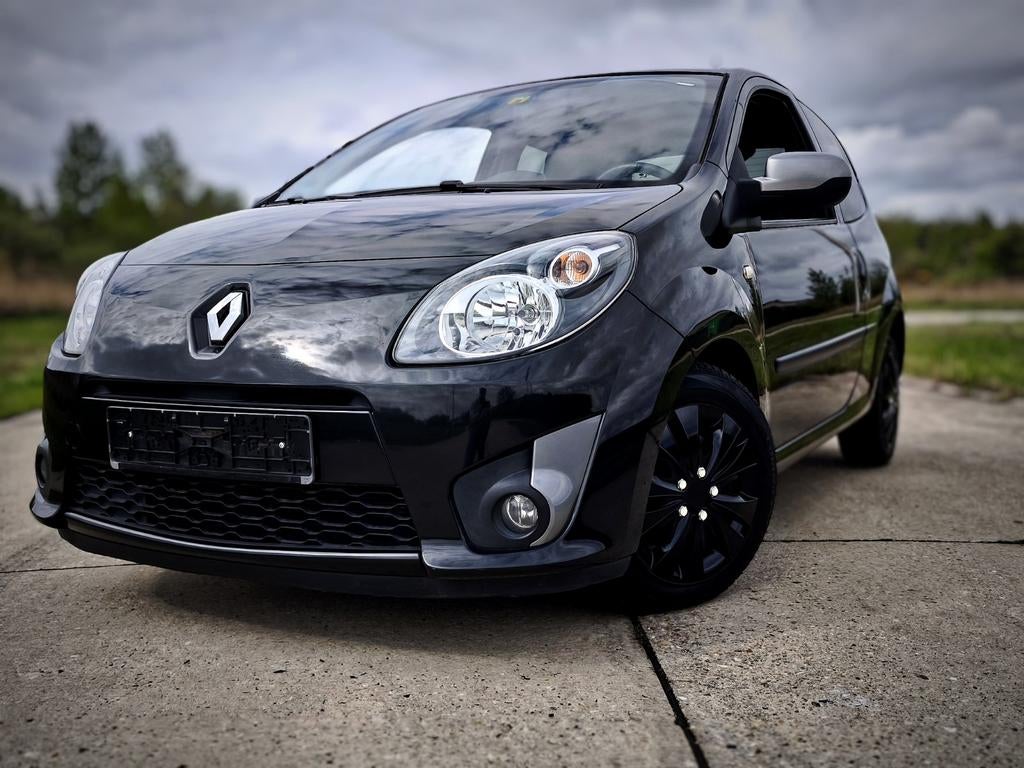 Renault Twingo Black Edition top staat Airco Euro 5, Autos, Euro 5, Entreprise, Éclairage LED, Noir