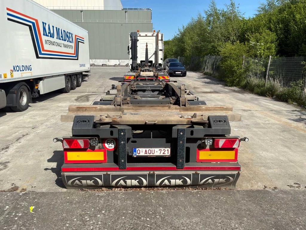 2018 Volvo Truck Container Transporter Dubbele Aanhanger, Auto's, Vrachtwagens, Euro 6, Overige brandstoffen, Bedrijf, Volvo