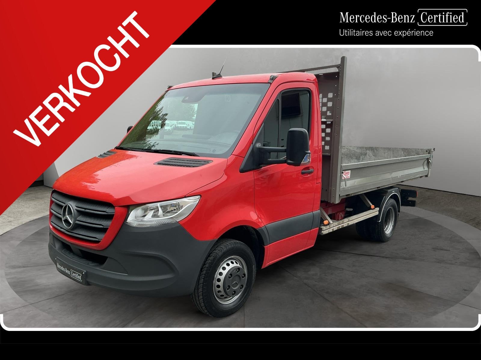 Mercedes-Benz Sprinter 514 CDI A2 5.0T détarré 3.5t, Autos, Rouge, Achat, 199 g/km, Euro 6
