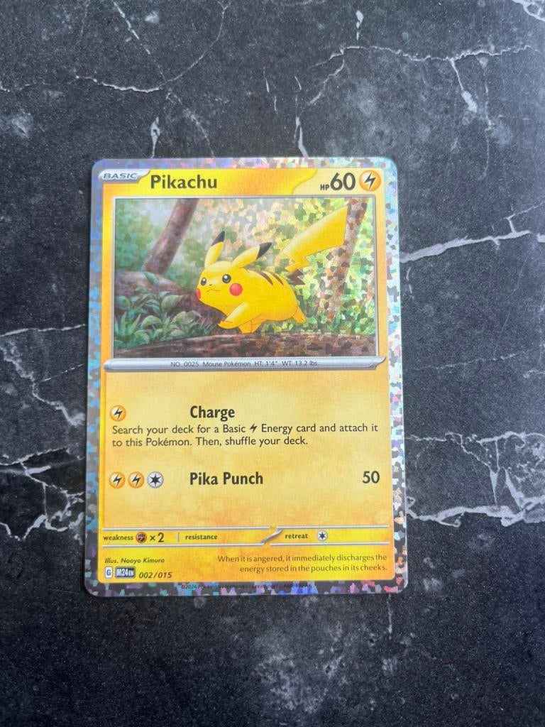 Pikachu - M24 #002/015 McDonald's Promos 2024 Holofoil, Enlèvement ou Envoi, Comme neuf