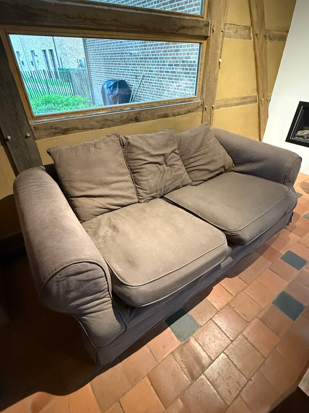 Bruine zetel gsm 0494775285, Ophalen, Gebruikt