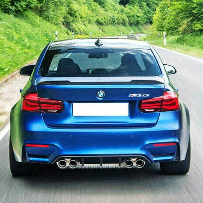 BMW M3 F80 & F30 3 SERIES CARBON FIBRE SPOILER – CS STYLE, Neuf, Arrière, Haillon arrière, Enlèvement