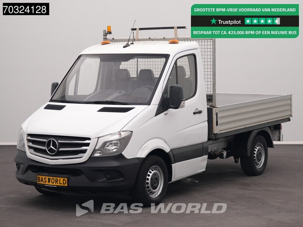 Mercedes Sprinter 314 CDI Open Laadbak Trekhaak Airco Euro6, Auto's, Stof, Gebruikt, Euro 6, 4 cilinders