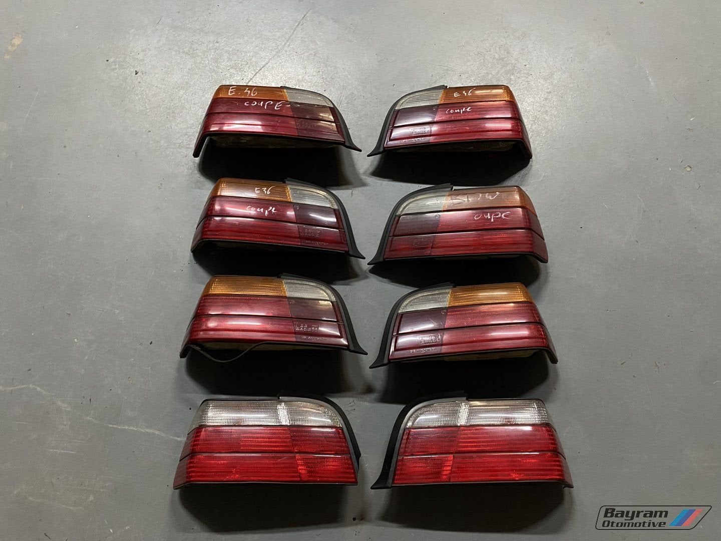 Bmw E36 coupe cabrio achterlichten links rechts 3-serie, Gebruikt, -, -, Ophalen of Verzenden