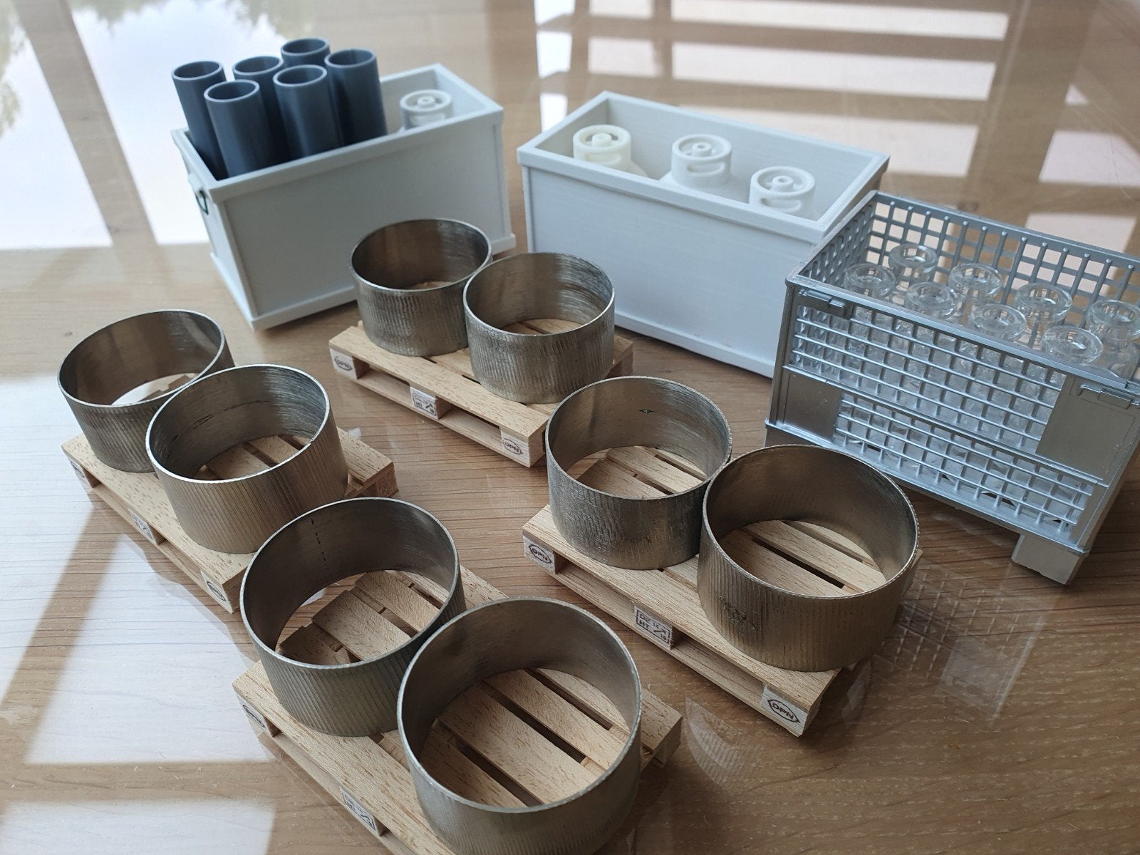 lading set voor Tamiya of Wedico truck, Hobby & Loisirs créatifs, Enlèvement ou Envoi