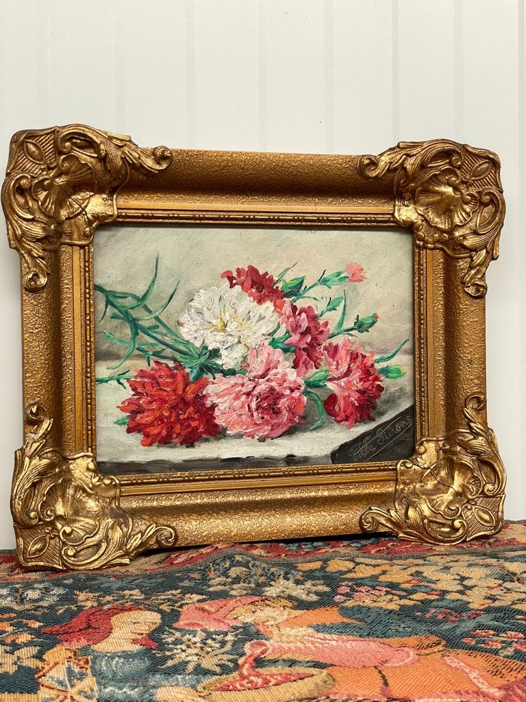 Tilla Simons Bloemen schilderij, Antiquités & Art, Enlèvement