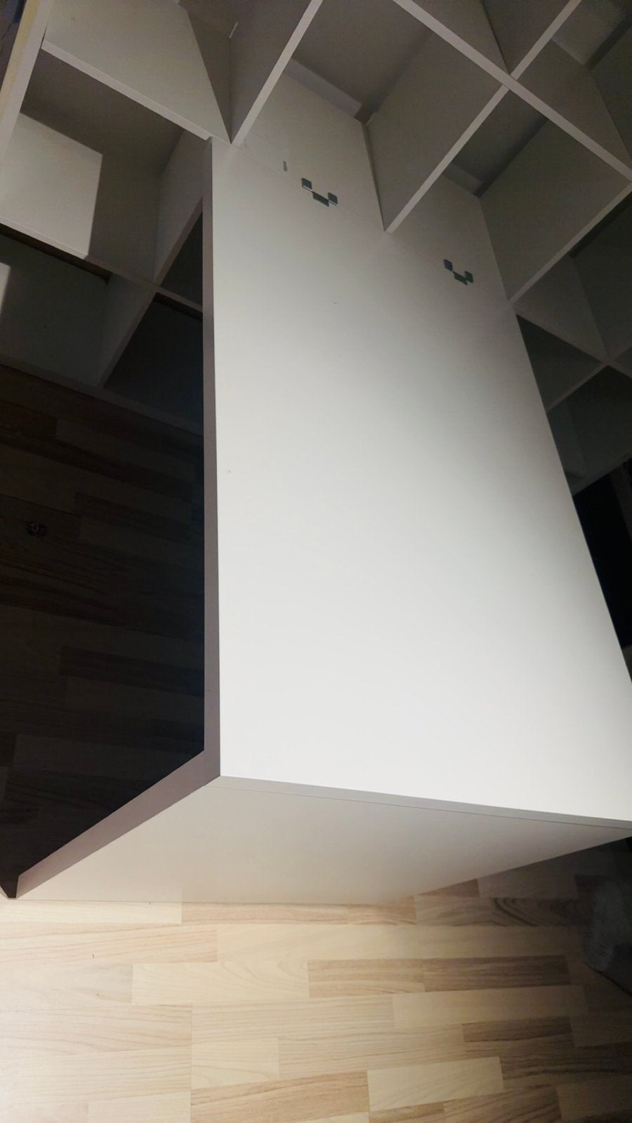 Étagère IKEA blanche avec bureau intégré nombreux rangements, Enlèvement, Neuf