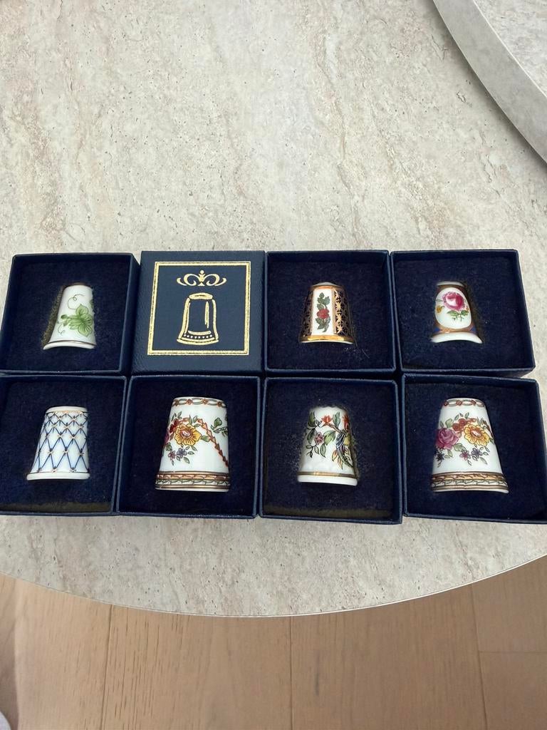 Set porseleinen vingerhoedjes, Enlèvement, Neuf, Porcelaine