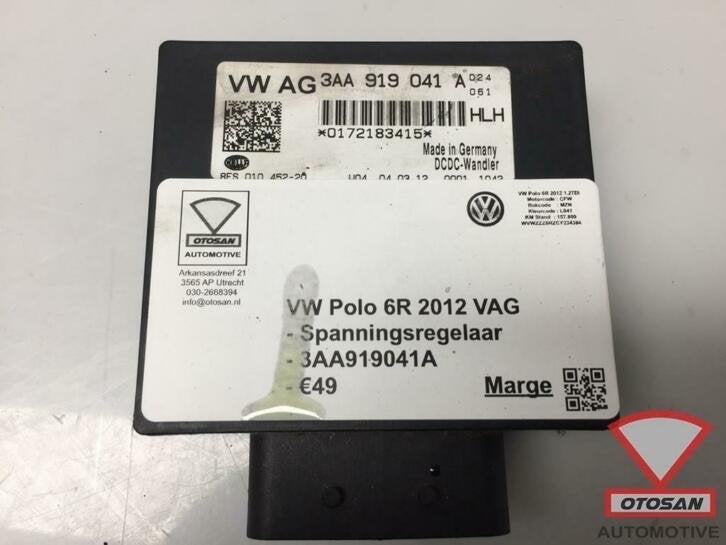 r gulateur de tension vw polo 6r vag 3aa919041a, Volkswagen, Volkswagen AG, Vw@volkswagen.de, Utilisé