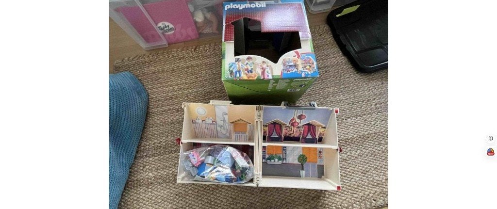 Playmobil 5167 Maison transportable complète + boîte, Enlèvement ou Envoi, Bâtiment, Comme neuf, Kit complet