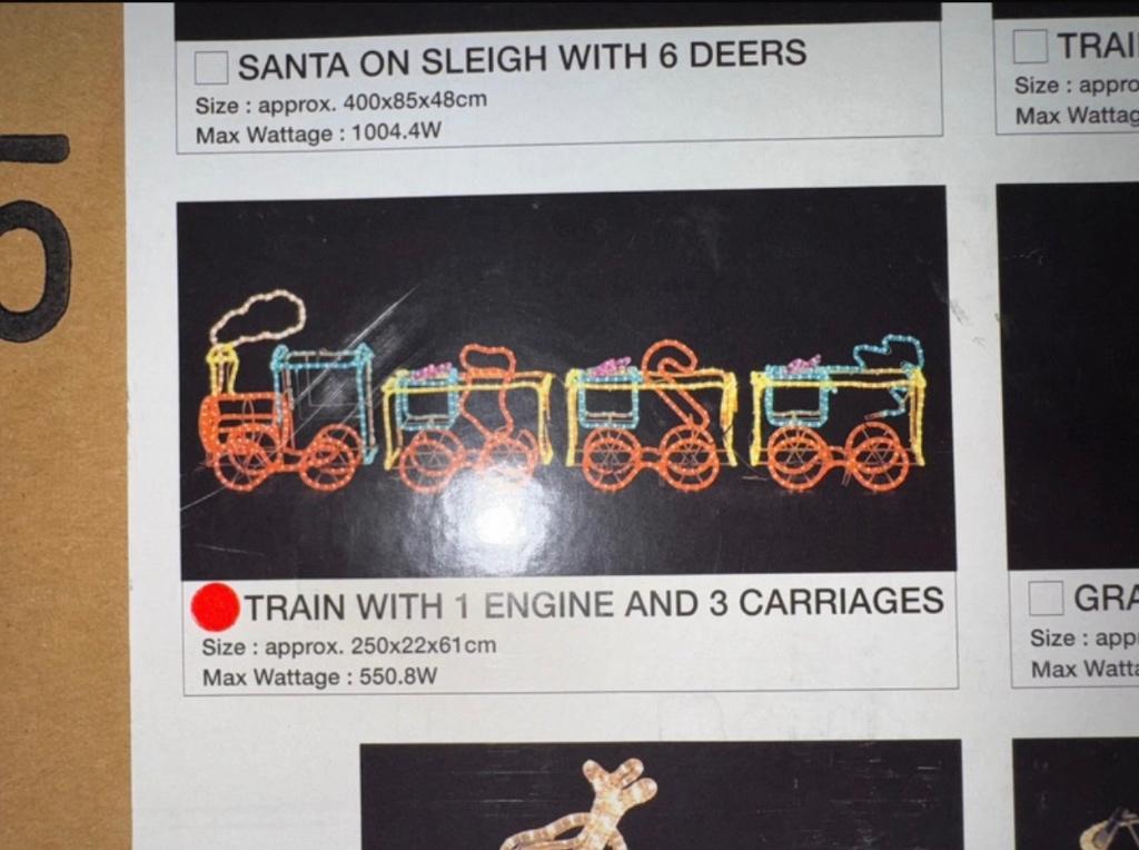 Train de Noël, Divers, Noël, Enlèvement, Neuf