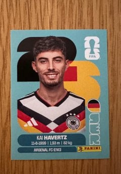 Carte Kai Havertz Panini 2026, Enlèvement