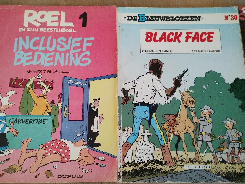 4 strips van de uitgeverij Dupuis (jaren '80 - '90), Boeken, Stripverhalen, Gelezen, Hermann Huppen, Ophalen of Verzenden, Meerdere stripboeken
