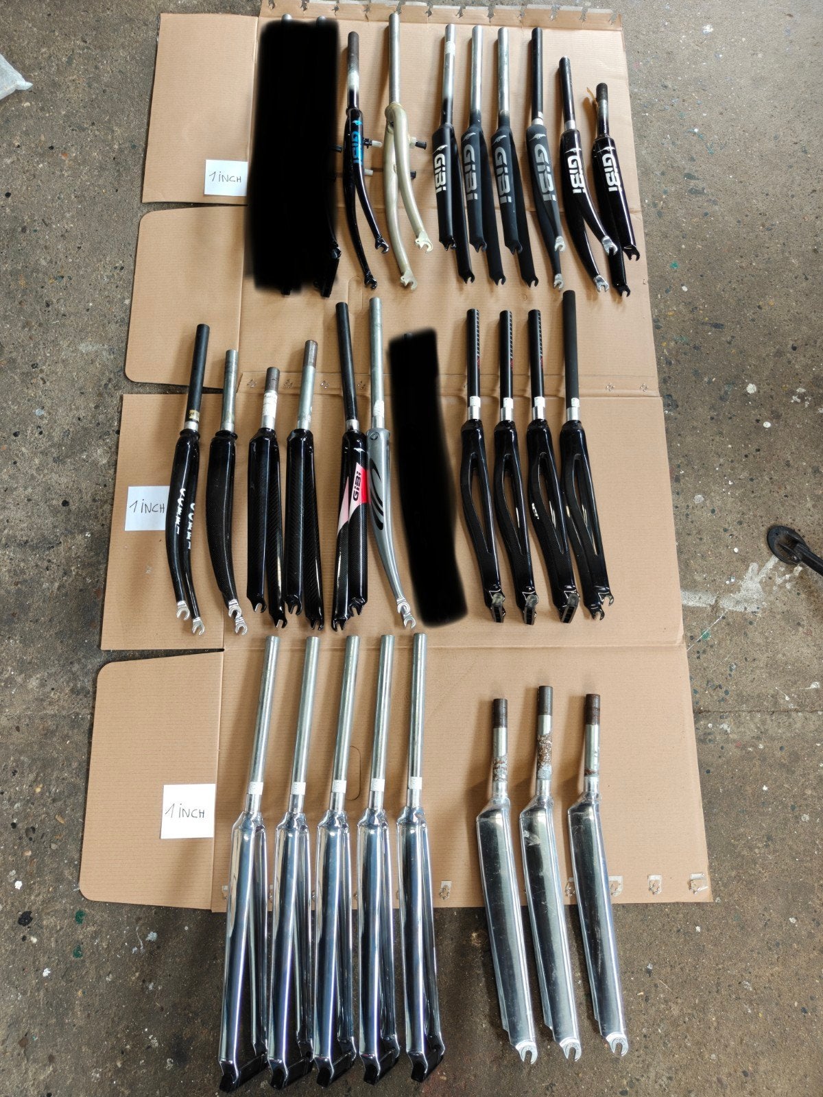 NOS / nieuwe voorvorken en koerssturen te koop!!, Vélos & Vélomoteurs, Vélos Pièces, Enlèvement ou Envoi, Fourche avant