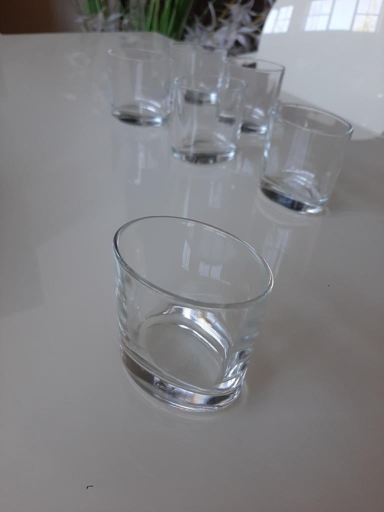 6 verrines Durobor Ellipse 9cl, Collections, Verres & Petits Verres, Enlèvement
