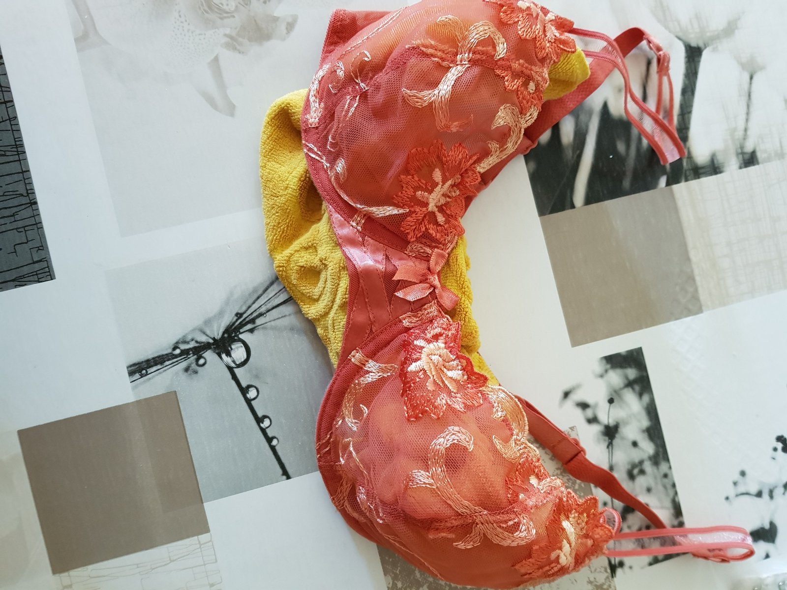 Mooie BH met slipje, 75 B, oranje, nieuwe staat, Kleding | Dames, Ondergoed en Lingerie, Ophalen, Oranje, BH
