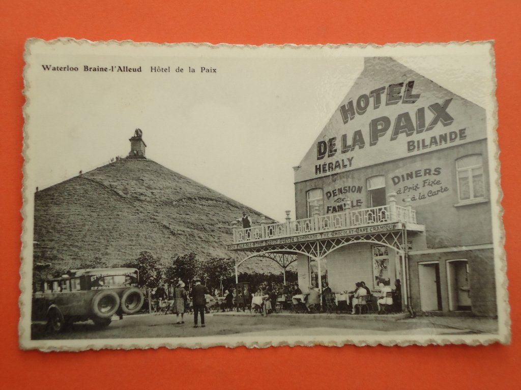 Waterloo Braine L' Alleud Hotel de la Paix, Verzamelen, Ophalen of Verzenden, 1920 tot 1940, Ongelopen, Waals-Brabant