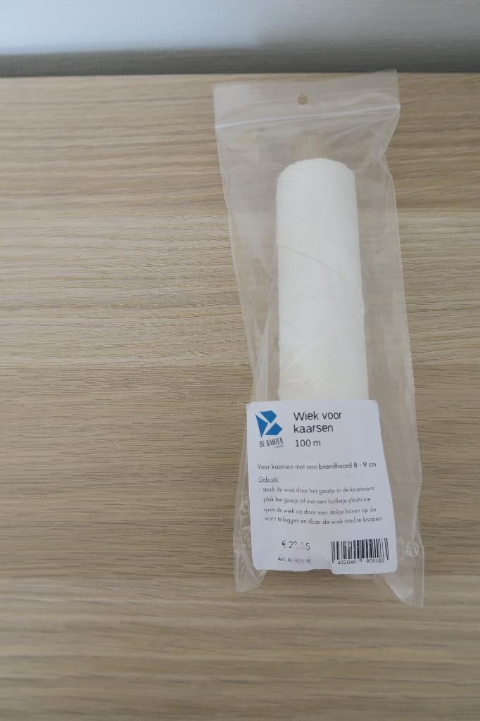 Mèche de 100 m pour bougies, Hobby & Loisirs créatifs, Neuf, Enlèvement ou Envoi, Overige thema's, Matériel de bricolage
