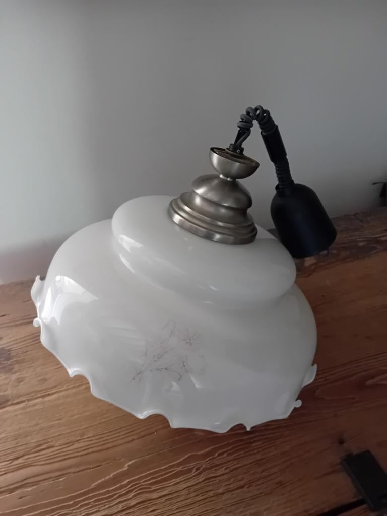 Grand lustre en opaline, Antiek en Kunst, Antiek | Verlichting, Ophalen
