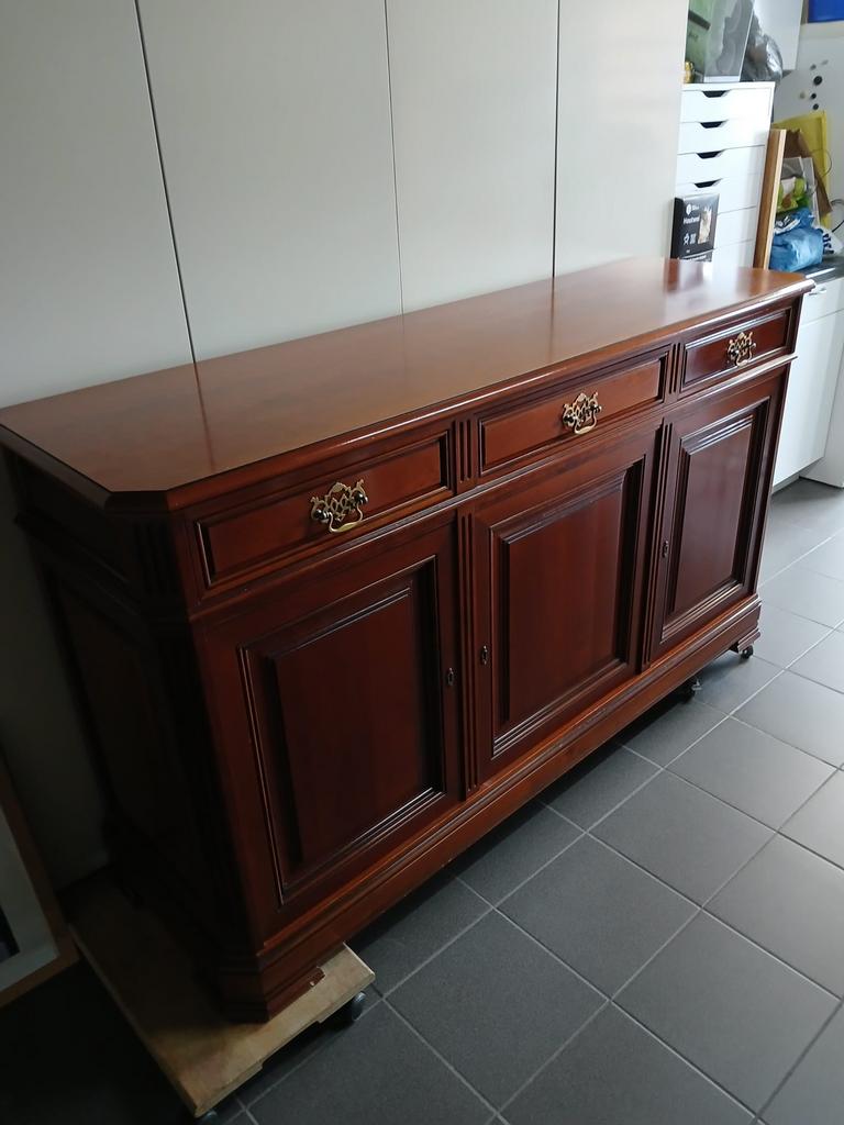 Kerselaren dressoir, Huis en Inrichting, Kasten | Dressoirs, Ophalen, Met deur(en), 150 tot 200 cm, Zo goed als nieuw