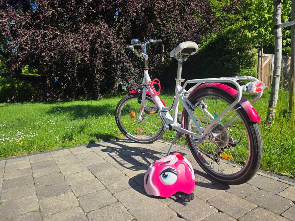 Vélo pour enfants pour filles de 7 à 10 ans Oxford + casque, Enlèvement