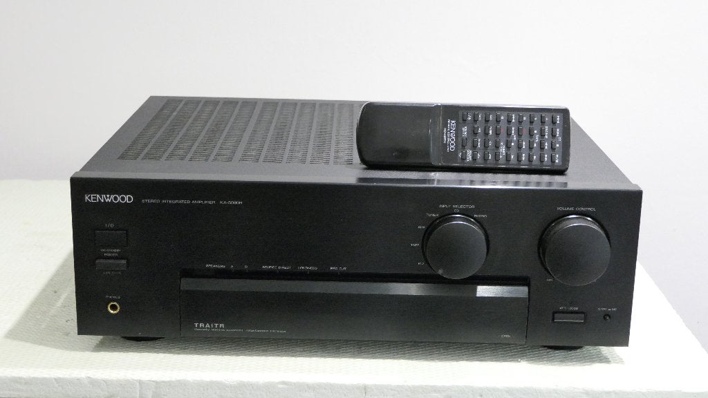 Kenwood KA-5090R versterker, Audio, Tv en Foto, Versterkers en Ontvangers, Ophalen of Verzenden, Zo goed als nieuw, Stereo, 120 watt of meer