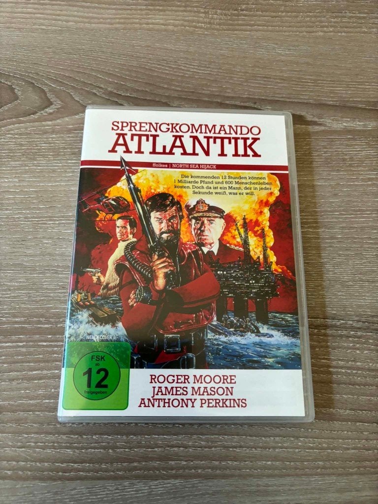 Sprengcommando Atlantik, North sea hijack met Roger Moore,, CD & DVD, DVD | Classiques, Import, Comme neuf, 1960 à 1980, Anglais