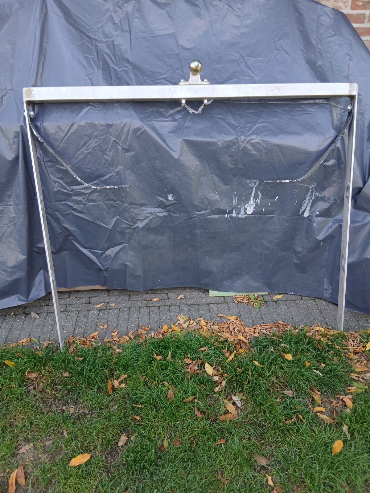 inox  frame met trekhaak, Ophalen, Zo goed als nieuw